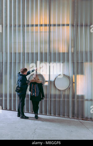 Kunsthal in Rotterdam, Netherlands. Designed by OMA (Rem Koolhaas) 1992 Stock Photo