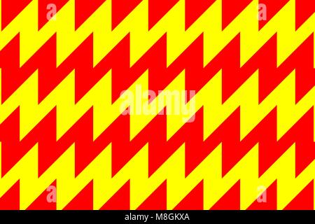 Simple striped background - red and yellow - vector pattern Stock Vector