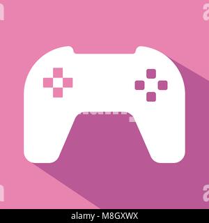 design vector of flat icon with concept play game Stock Vector