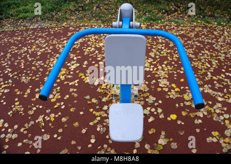 street simulators in the city park Stock Photo