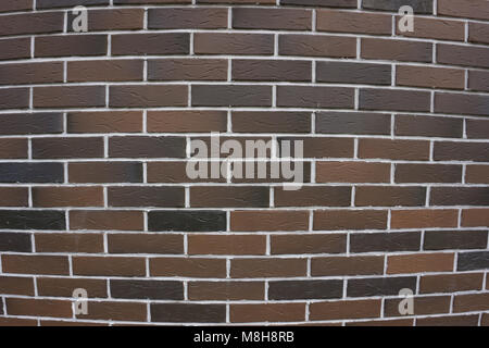 Old brown brick wall solid space square stone Stock Photo