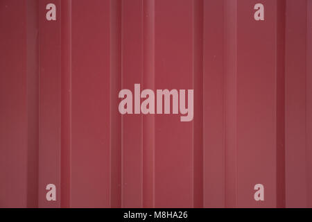 The roof of corrugated sheet. Roofing of metal profile wavy shape. Air ducts on metal roof Stock Photo