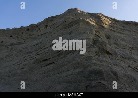 Sand dunes isolated on white background Stock Photo