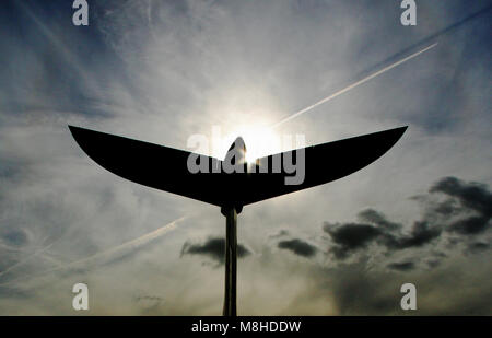 Vickers VC-10 Duxford - Whales Tail Stock Photo