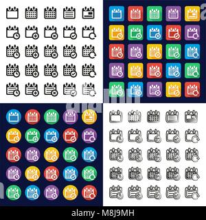 Camping All in One Icons Black & White Color Flat Design Freehand Set Stock Vector