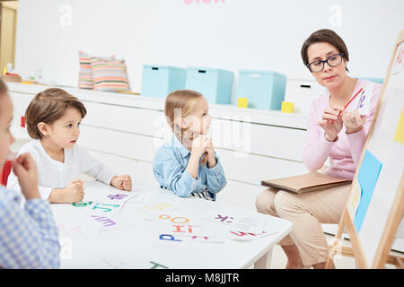 Lesson of phonetics Stock Photo