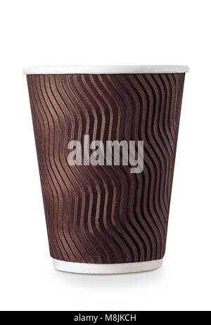 disposable paper cup Stock Photo