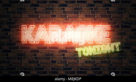 Karaoke Neon Signage Stock Photo: 24594671 - Alamy