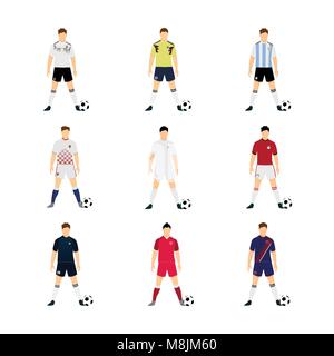 Egypt Football Jersey National Team World Cup Vector Illustration