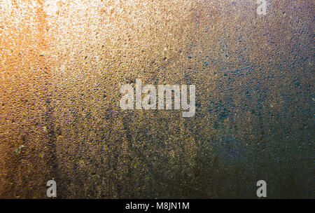 Gold and black background with wet streaks Stock Photo