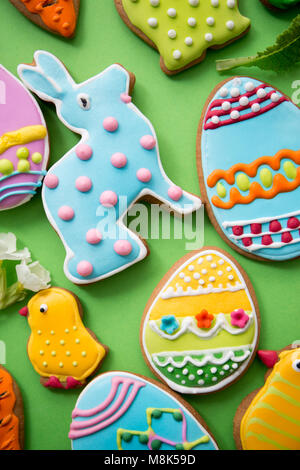 gingerbread cookies for Easter, close-up Stock Photo