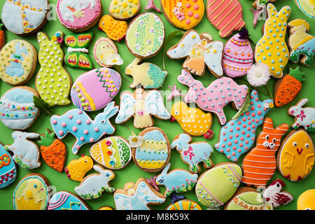 Background of Easter cakes Stock Photo