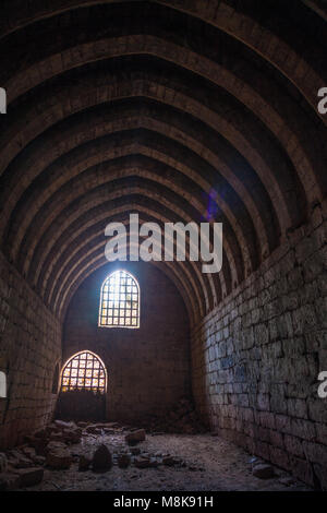 Inside the Goblin Ha' at Yester Castle near Haddington East Lothian Scotland Stock Photo