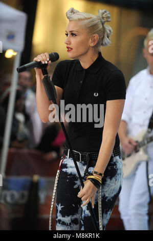 No Doubt performs on NBC's Today Show kicking off it's annual Toyota Concert Series at Rockefeller Center in New York City. May 1, 2009. Credit: Dennis Van Tine/MediaPunch Stock Photo