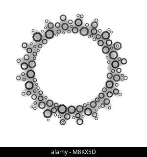 Gear from gears icon Stock Vector