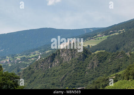 Sabiona Monastery , Kloster Säben , Chiusa, Klausen , Valle Isarco , Bolzano , Trentino Alto Adige , Italy Stock Photo