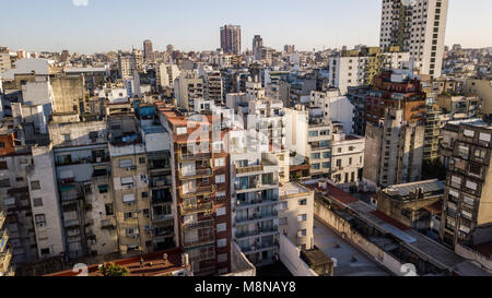 Apartment buildings in Recoleta, Buenos Aires, Argentina Stock Photo