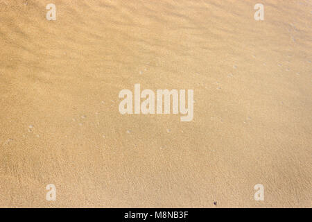 clear wet sands beach texture background Stock Photo