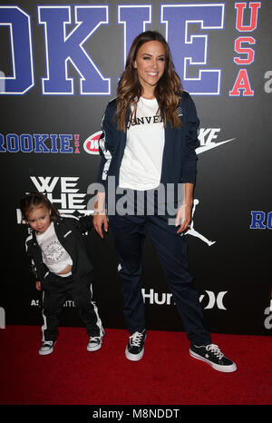 Jana Kramer, Jolie Rae Caussin and Mike Caussin at the World Premiere