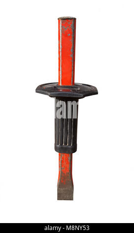Chisel for concrete isolated on a white background Stock Photo