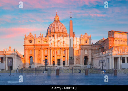 Saint Peter Cathedral in Rome, Vatican, Italy. Stock Photo