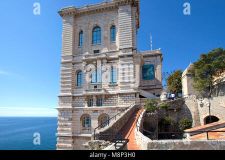 Oceanographic Museum of Monaco, La Condamine, Principality of Monaco, Côte d'Azur, french riviera, Europe Stock Photo