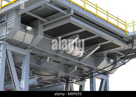 Land rig equipment, close view Stock Photo