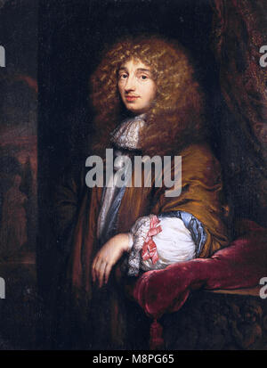 Christiaan Huygens, (1629 – 1695) Dutch scientist, physicist, mathematician, astronomer and inventor Stock Photo