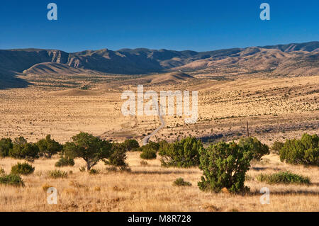 Dog Canyon area in Guadalupe Mountains National Park in Texas, view ...