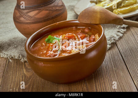 Cowboy Chili -  American classic paleo version of the Tex-Mex stew. Stock Photo