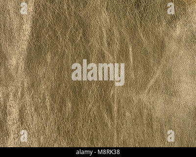 Natural, real golden leather texture Stock Photo