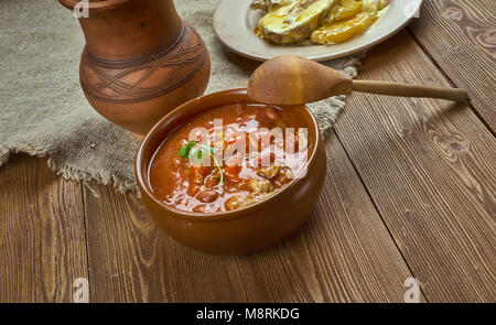 Cowboy Chili -  American classic paleo version of the Tex-Mex stew. Stock Photo