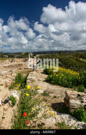 The archeological museum at Pegeia, Agios Georgious at the southern end of the Akemas peninsula, Paphos district, Cyprus Stock Photo