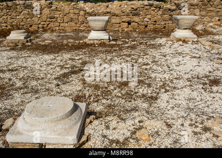 The archeological museum at Pegeia, Agios Georgious at the southern end of the Akemas peninsula, Paphos district, Cyprus Stock Photo