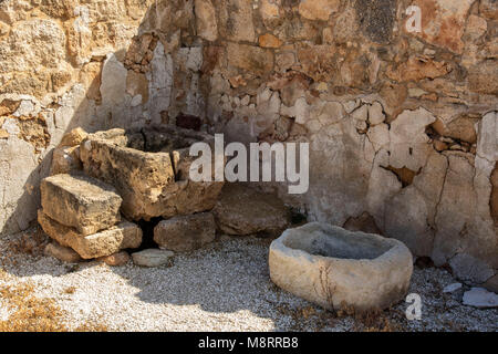 The archeological museum at Pegeia, Agios Georgious at the southern end of the Akemas peninsula, Paphos district, Cyprus Stock Photo