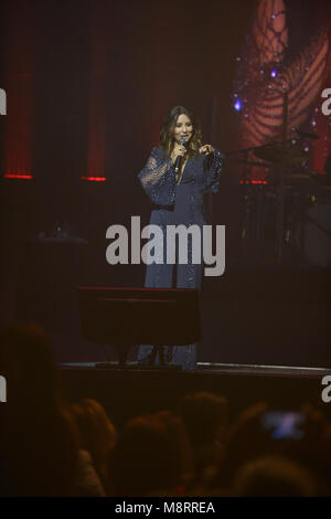 Myriam Hernandez performing live in concert at James L Knight Center  Featuring: Myriam Hernandez Where: Miami, Florida, United States When: 15 Feb 2018 Credit: JLN Photography/WENN.com Stock Photo
