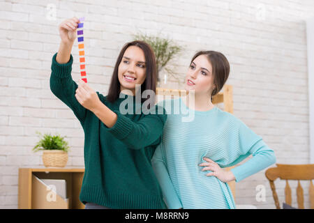 Interior Designers Brainstorming on Project Stock Photo