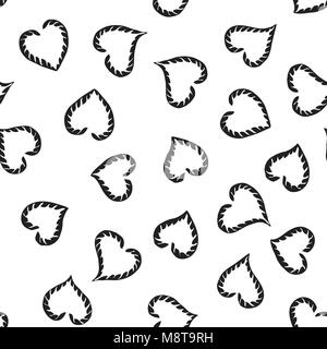 Abstract seamless heart pattern. Can be used for wallpaper, pattern fills, web page background,surface textures Stock Vector