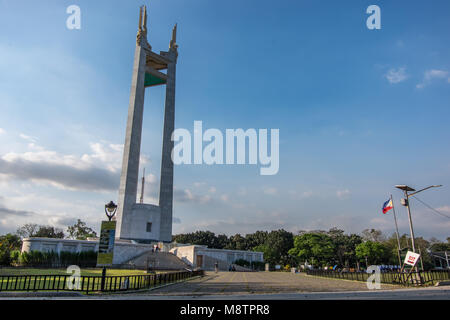 Feb 2,2018 People walking around Quezon Memorial Circle , Quezon City, Metro Manila , Philippines Stock Photo