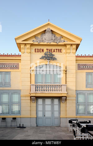 Eden Theatre or Eden Theater, one of the world's earliest cinema or movie theatre, La Ciotat, France Stock Photo