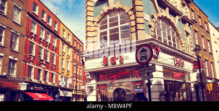 Ed's Easy Diner, Soho, London, UK Stock Photo