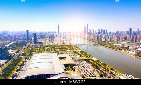 Urban scenery of Guangzhou, Guangdong Stock Photo