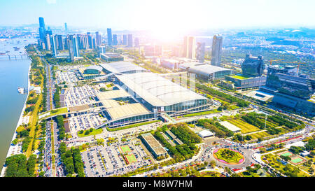 Urban scenery of Guangzhou, Guangdong Stock Photo