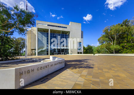Canberra, Australia - March 12, 2018:  High Court of Australia