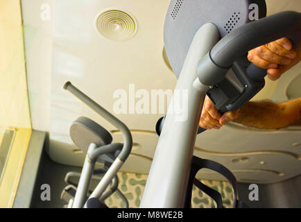 Abstract blur fitness gym background Stock Photo