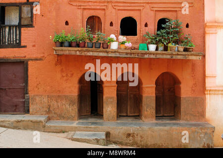 View of the old district of the Tansen city in Nepal Stock Photo