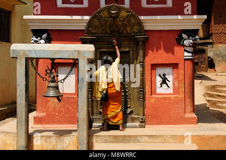 View of the old district of the Tansen city in Nepal Stock Photo