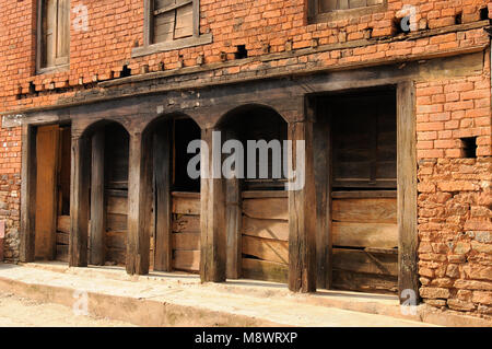 View of the old district of the Tansen city in Nepal Stock Photo