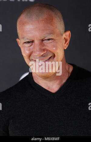 Madrid, Spain. 21st Mar, 2018. Antonio Banderas attends the Genius: Picasso photocall at the Palace hotel in Madrid, Spain. March21, 2018. Credit: Jimmy Olsen/Media Punch ***No Spain***/Alamy Live News Stock Photo