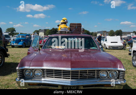 1950s Chevrolet car at the Gloucestershire Vintage Country Show in Cirencester 2016 Stock Photo